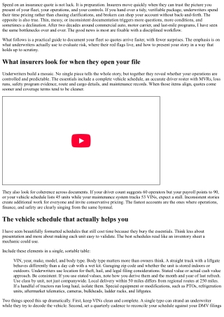 How to Document Your Fleet for Faster Insurance Quotes