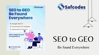 SEO to GEO offer