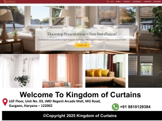 Kingdom of Curtains – Elegant Sheer Curtains for Living Room