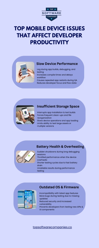 Top Mobile Device Issues That Affect Developer Productivity