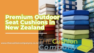 Custom Outdoor Seat Cushions – Quick-Dry, Fade-Resistant & NZ-Made