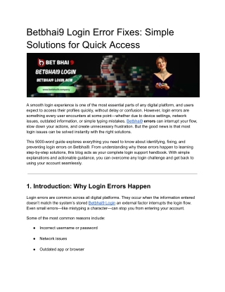 Betbhai9 New User Access Map: Everything You Need to Begin