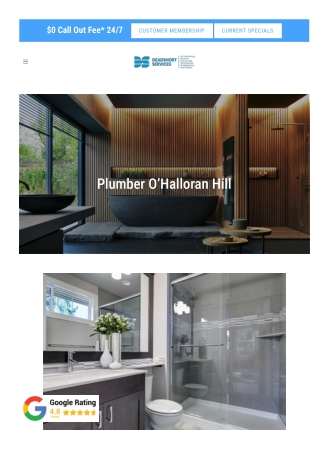 Plumber O’Halloran Hill