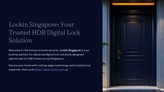 HDB Digital Lock Singapore – Smart & Secure Home Access Solutions