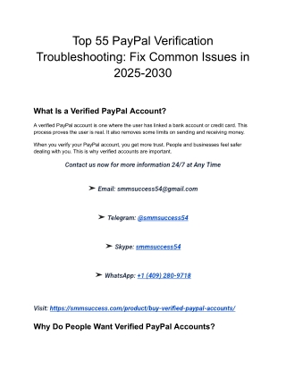 PayPal Verification Troubleshooting_ Fix Common Issues in 2025
