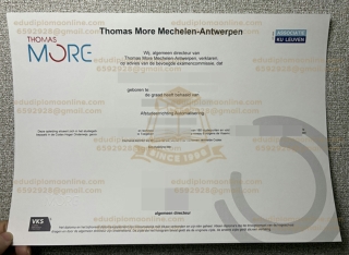 How to make a fake Thomas More Kempen vzw diploma?