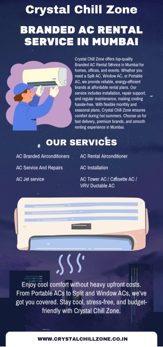 CrystalChillZone - Branded AC Rental Service in Mumbai