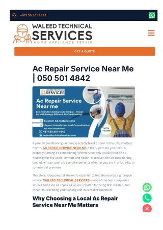 Ac Repair Service Near me