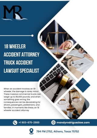 18 Wheeler Accident Attorney  Truck Accident Lawsuit Specialist