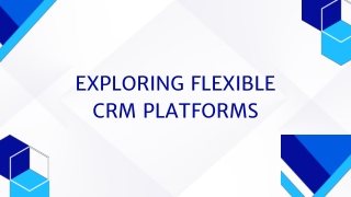 Exploring Flexible Open Source CRM Platforms