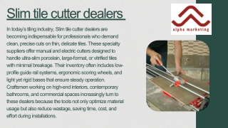 tile cutter