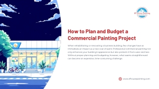 How to Plan and Budget a Commercial Painting Project