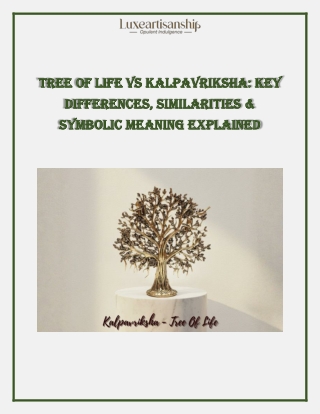 Tree of Life vs Kalpavriksha – Differences, Similarities & Meaning