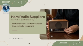 Trusted Ham Radio Suppliers