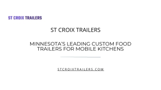Minnesota’s Leading Custom Food Trailers for Mobile Kitchens