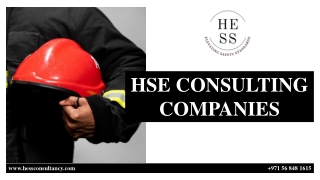 HSE CONSULTING COMPANIES