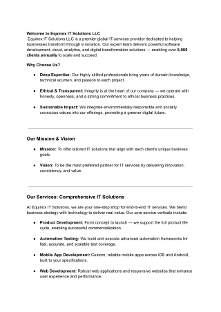 Digital marketing services