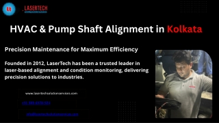 Precision Shaft Alignment for HVAC & Pump Systems in Kolkata