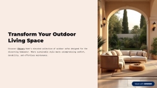 Chicory | Modular outdoor furniture for modern living.