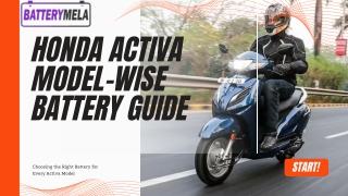 Honda Activa Battery Guide