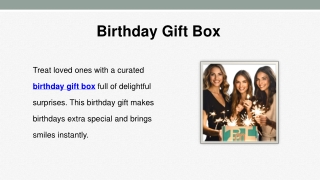 Birthday Gift Box