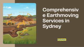 Comprehensive Earthmoving Services in Sydney for Smooth Project Delivery