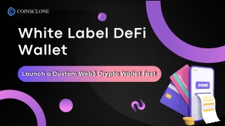White Label DeFi Wallet | Launch a Custom Web3 Crypto Wallet Fast