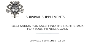 Best SARMs for Sale Find the Right Stack for Your Fitness Goals