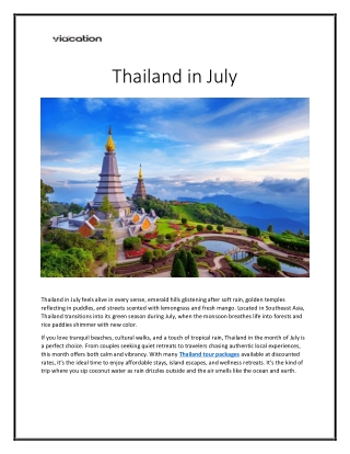 Thailand in July| Thailand Trip| Thailand Tour