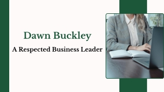Dawn Buckley - A Respected Business Leader