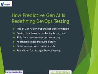 Gen AI For DevOps Online Training - Generative AI