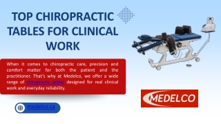 Top Chiropractic Tables for Clinical Work