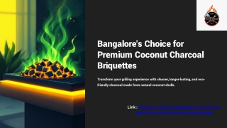 Bangalore’s Choice for Premium Coconut Charcoal Briquettes