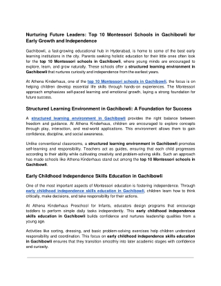 Nurturing Future Leaders_ Top 10 Montessori Schools in Gachibowli for Early Growth and Independence (1)