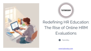 Redefining HR Education The Rise of Online HRM Evaluations