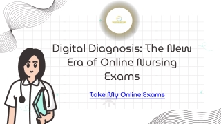 Digital Diagnosis The New Era of Online Nursing Exams