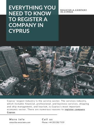 Everything You Need to Know to Register a Company in Cyprus