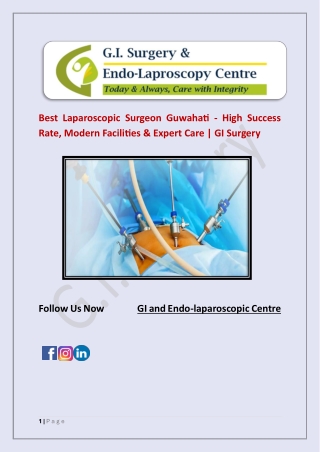 Guwahati’s Best Laparoscopic Surgeon