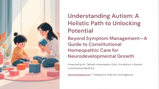 Understanding Autism: A Simple Homeopathy Perspective