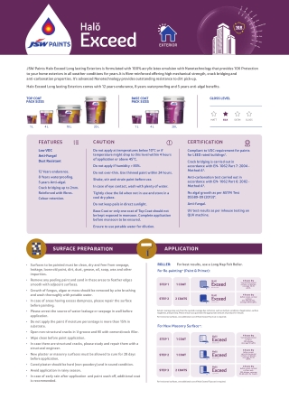 Halo Exceed Premium Paint by JSW Paints