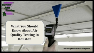 Air Quality Testing in Houston