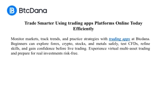 Trade Smarter Using trading apps Platforms Online Today Efficiently