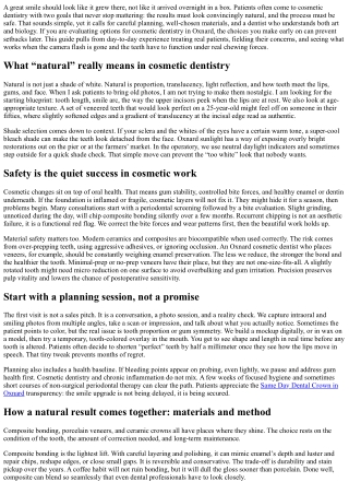 Choosing Safe, Natural-Looking Results with an Oxnard Cosmetic Dentist