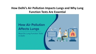 Air Pollution in Delhi: Effects on Lung Health & At-Home Tests | MaxAtHome