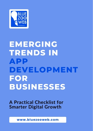 Emerging Trends in App Development for Businesses