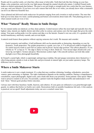 Natural-Looking Results with an Oxnard Smile Makeover Dentist