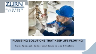 Zurn Plumbing : Smarter Sewer Line Repair in Atlanta