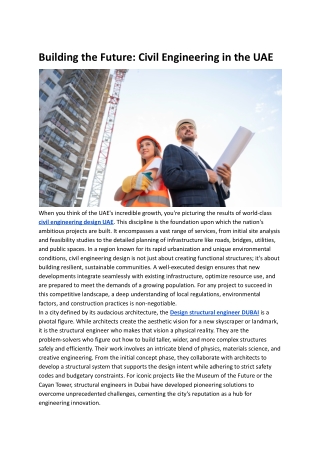 Building the Future_ Civil Engineering in the UAE