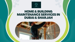 Home Building Maintenance Services Dubai Sharjah
