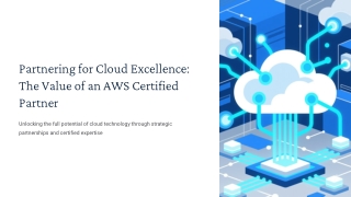 Why Expertise Matters: Accelerate Your Cloud Journey with AWS Partners